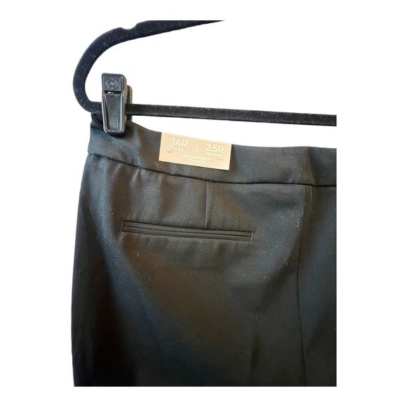Chicos So Slimming Classic Trouser Black Pants Womens Size 2.5R 14R New w/ Tags - Picture 6 of 10